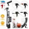 Mini Bike Pump Portable Bicycle Tire Inflator Ball Air Pump w/ Mount Frame For Mountain Road Bike
