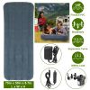 Inflatable Air Mattress Air Sleeping Bed Pad Single Camping Air Mattress with Electric Pump Car Charger Non-Leak for Home Camping