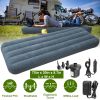 Inflatable Air Mattress Air Sleeping Bed Pad Single Camping Air Mattress with Electric Pump Car Charger Non-Leak for Home Camping