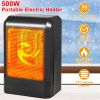 500W Portable Electric Heater PTC Ceramic Heating Fan 3S Heating Space For Home Office Use