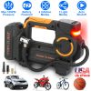140W 150PSI 21V Battery Powered Tire Inflator Cordless Air Pump  Digital Air Compressor with LED Light for Cars Motorcycles Bicycles Balls