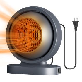 380W Space Heater with 30Â° Tilting Angle 3S Fast Heating Portable Desktop Electric Heater For Indoor Use With Overheat Protection Tip Over Protection