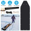Deer Drag Sled with Dragging Harness Deer Cart Game Hauler Snow Sledding Pad Hunting Gear Supplies with 32.8FT Black Rope 16.1FT White Rope for Huntin